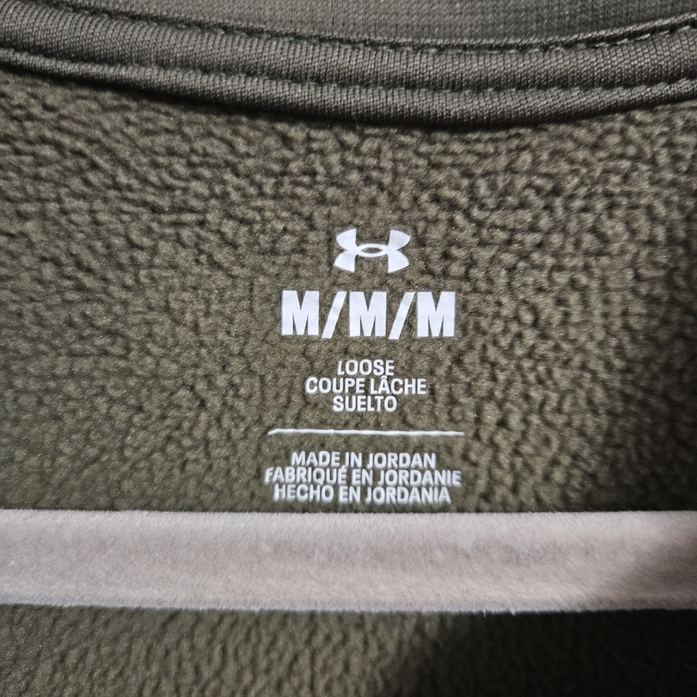 Under Armour Olive Green Quarter-Zip Pullover - Picture 5 of 5